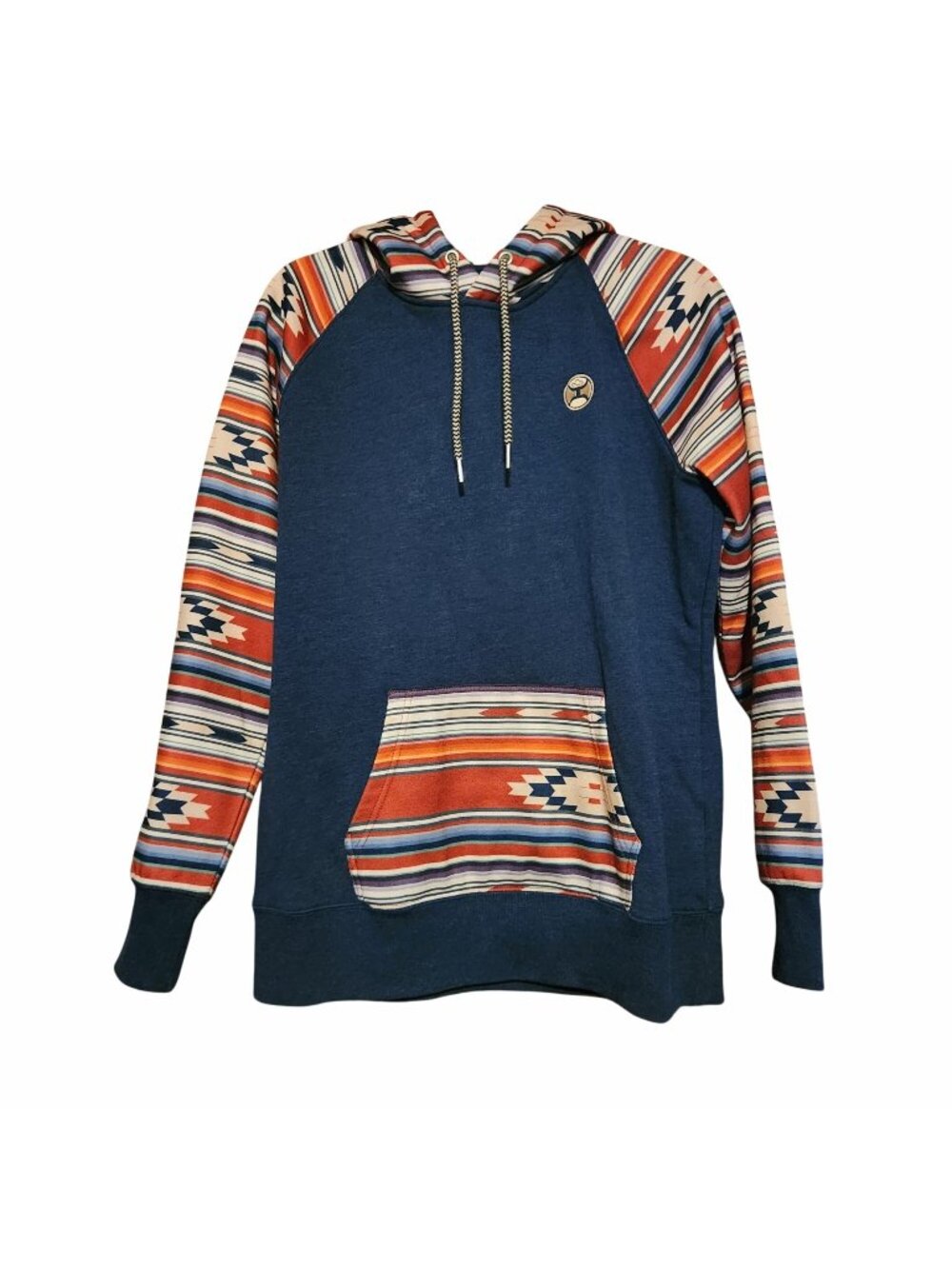 Hooey Southwest-Style Hoodie With Kangaroo Pocket & Drawstring Hood